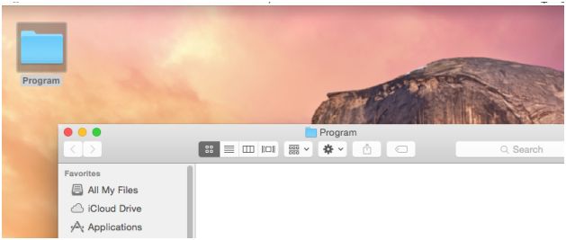 Program directory empty at the moment
